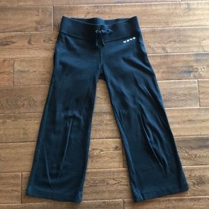 Bebe cropped sweatpants